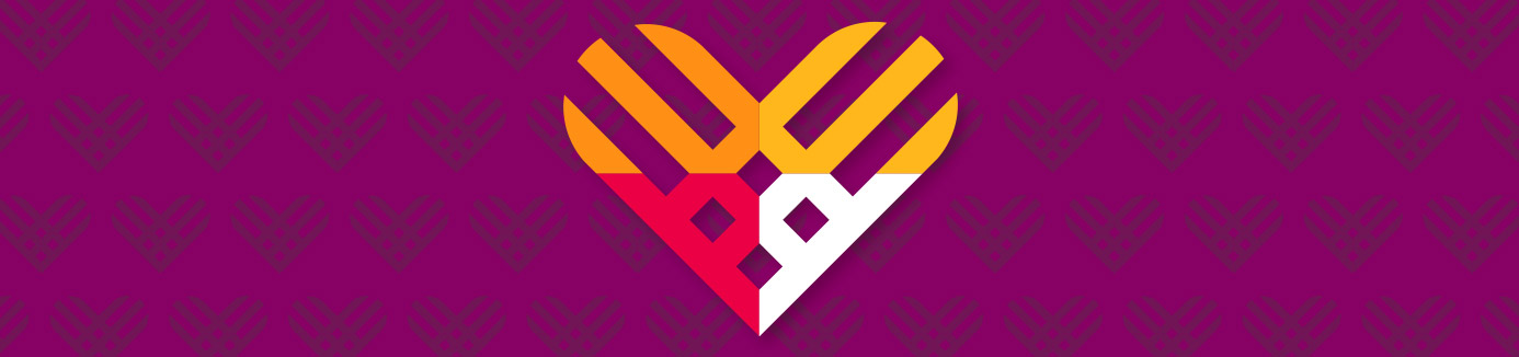 Graphic of a heart with giving tuesday logo
