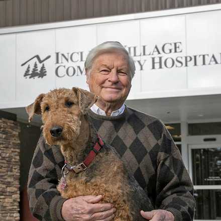 Warren Kocmond and dog