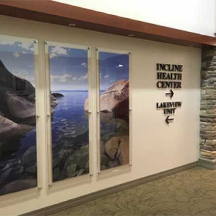 Incline Health Center wall