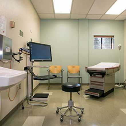 Incline Health Center exam room