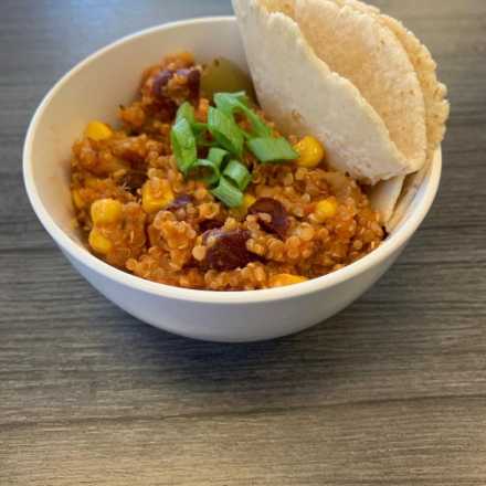 Red Bean and Quinoa Chili