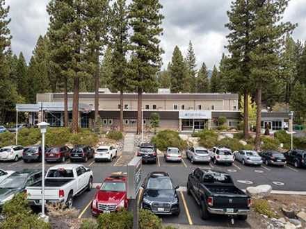 Parking lot outside of Incline Village Community Hospital