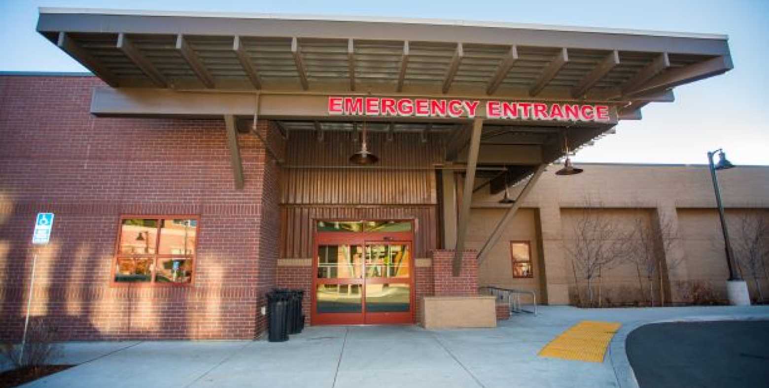 Emergency Room entrance at Tahoe Forest Hospital