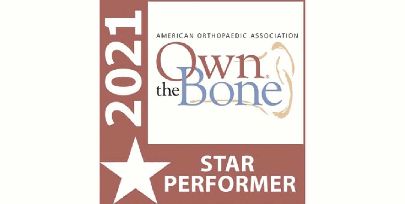 Own the Bone star performer logo