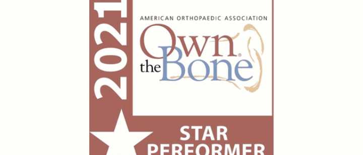 Own the Bone star performer logo